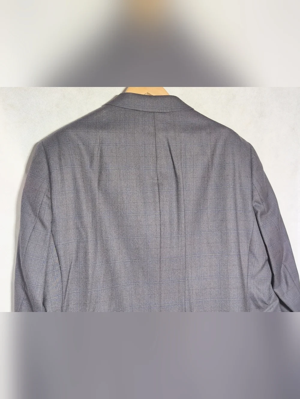 Pronto Uomo Platinum Sz 50R Gray Glen Plaid Sport Coat